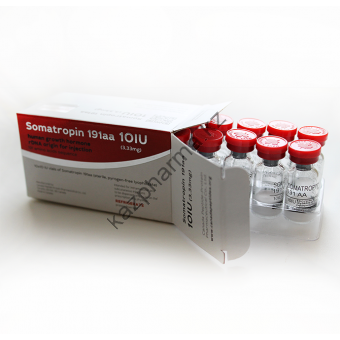 Гормон роста CanadaPeptides Somatropin 191aa (10 флаконов по 10 ед) - Ташкент